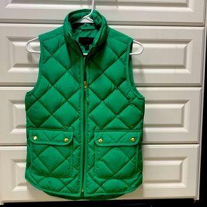 J Crew Quilted Excursion Puffer Vest